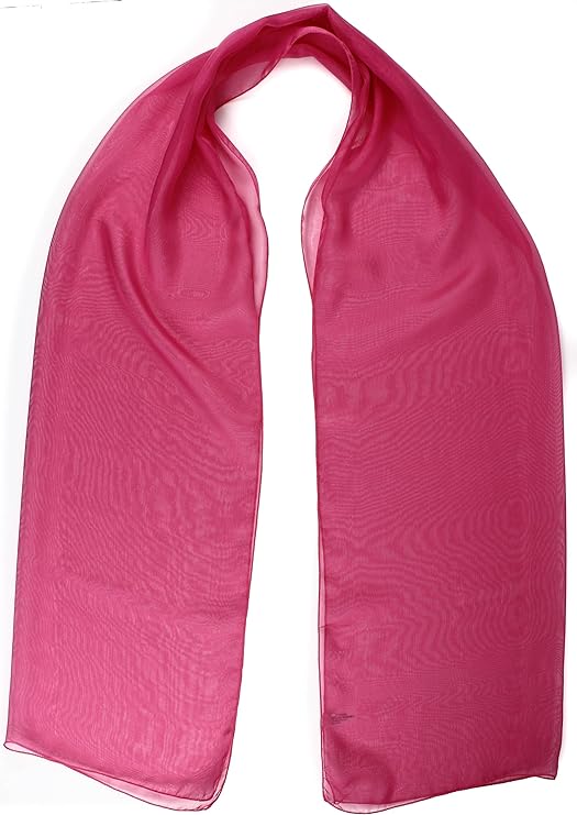 Classy plain chiffon scarf