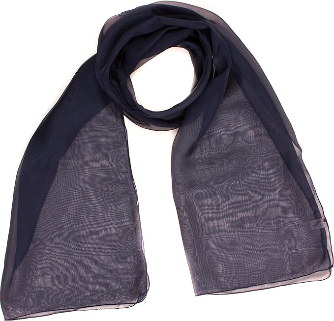 Classy plain chiffon scarf