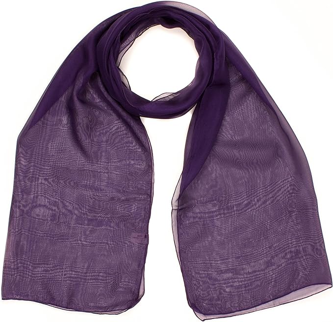 Classy plain chiffon scarf