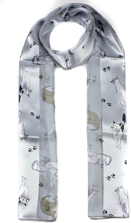 Cat printed scarves