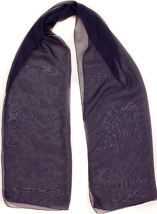 Classy plain chiffon scarf