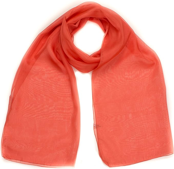 Classy plain chiffon scarf