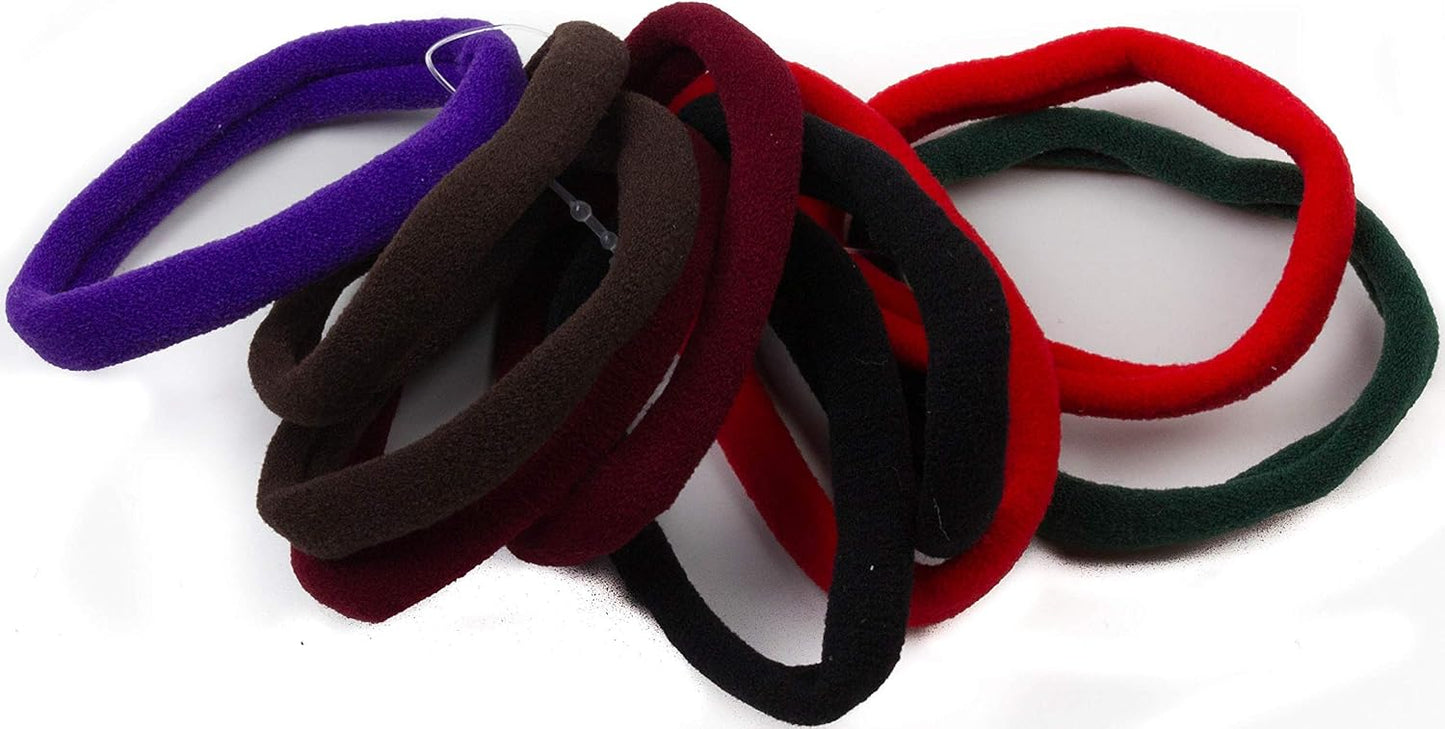 Set of 10pcs plain jersey large elastic