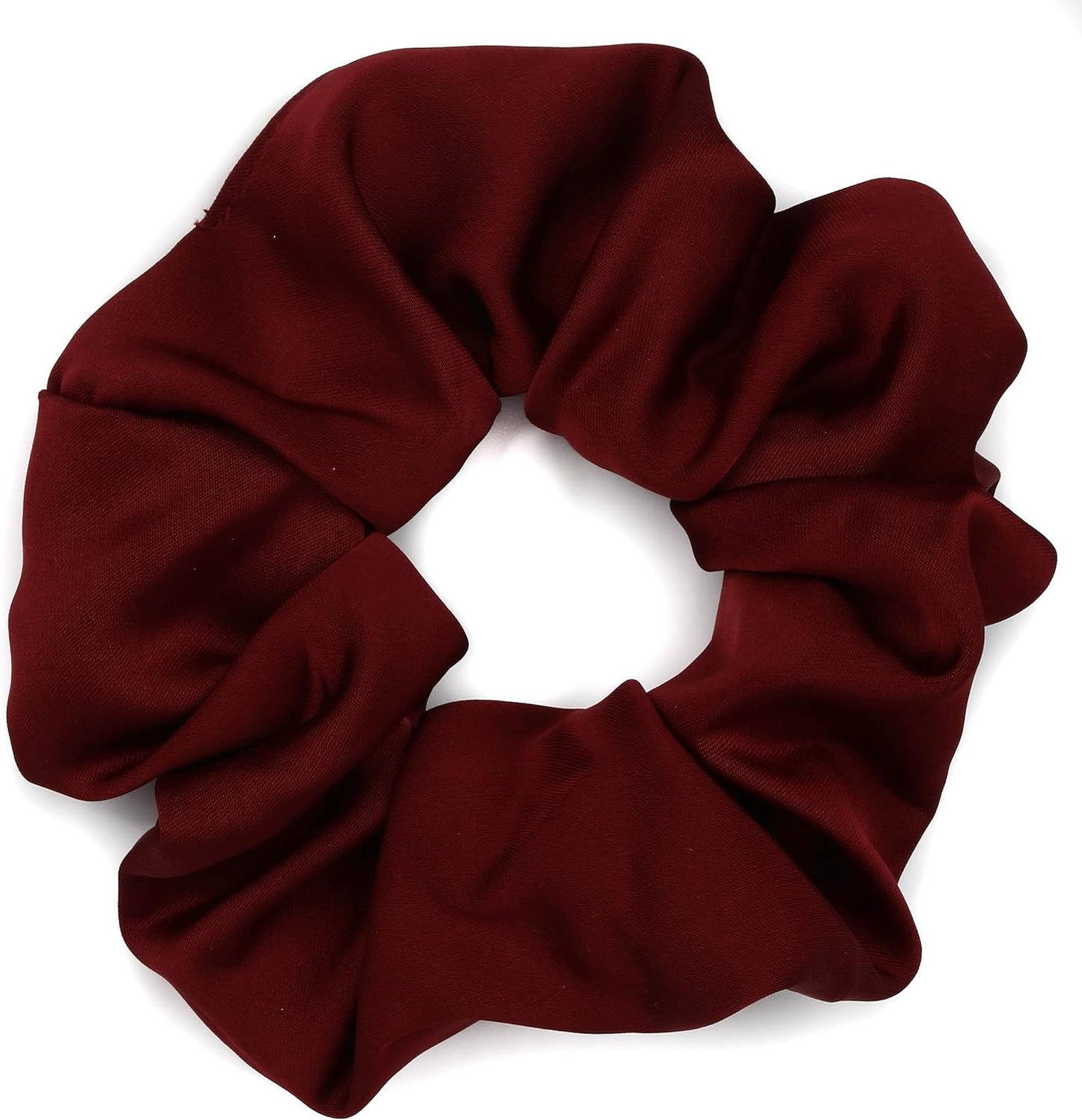 Large luxurious satin hair tie
