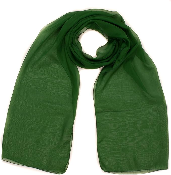 Classy plain chiffon scarf