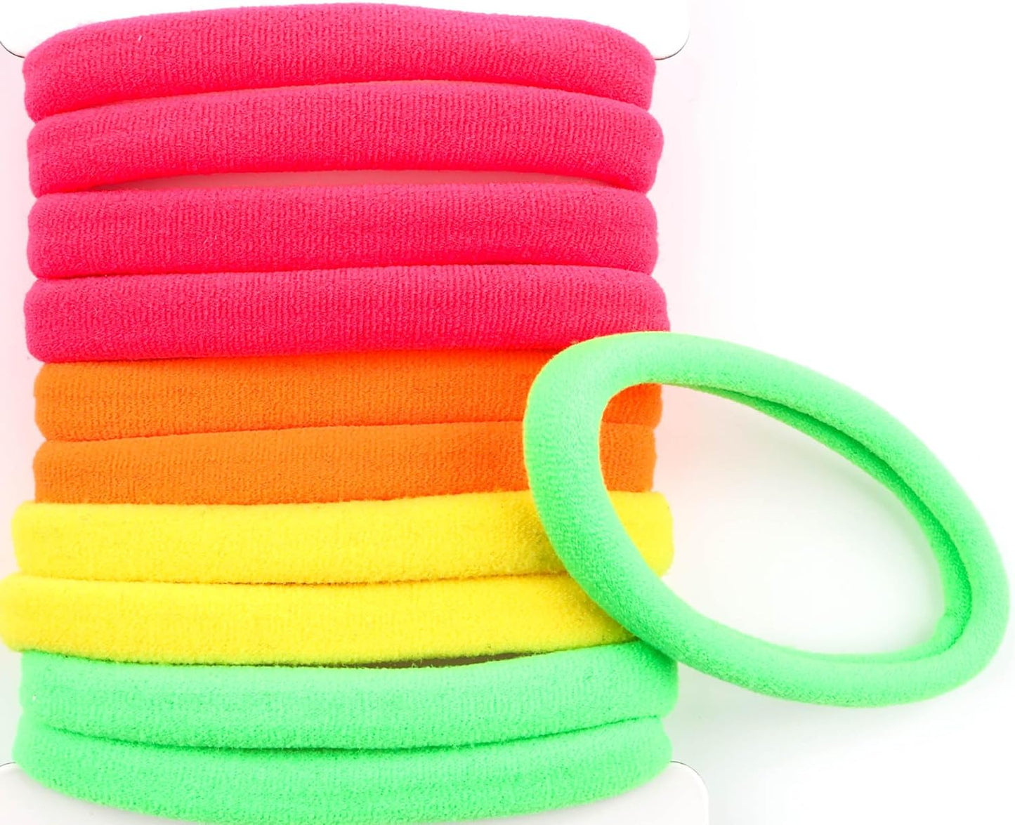 Set of 10pcs plain jersey large elastic