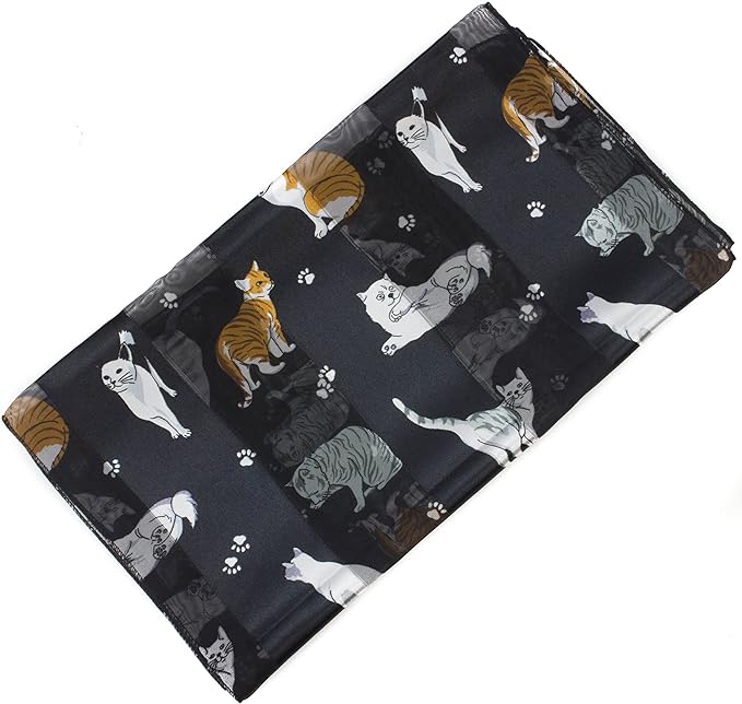 Cat printed scarves