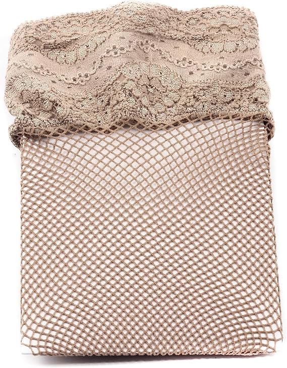 Fishnet holdups Silicon Lace Top Stocking