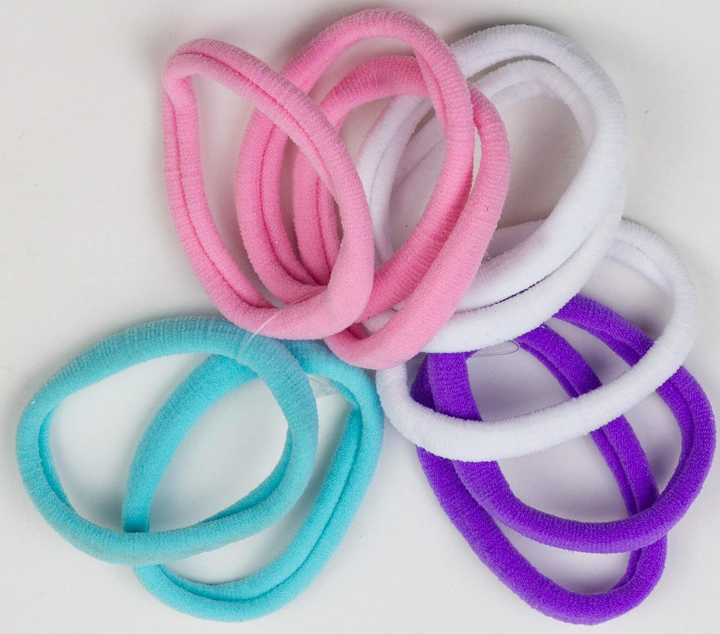 Set of 10pcs plain jersey large elastic