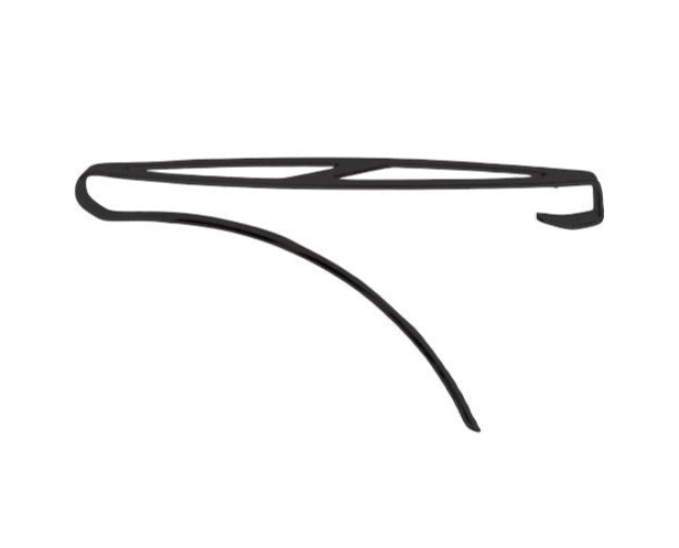 4pcs oval slash barrette Hair clip