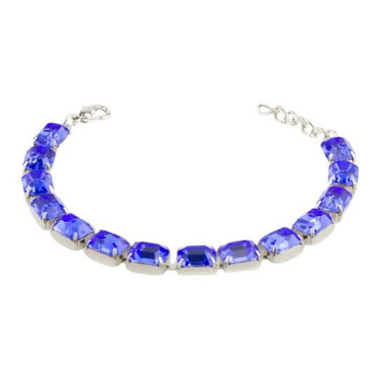 Classic rectangle Rhinestone bracelet