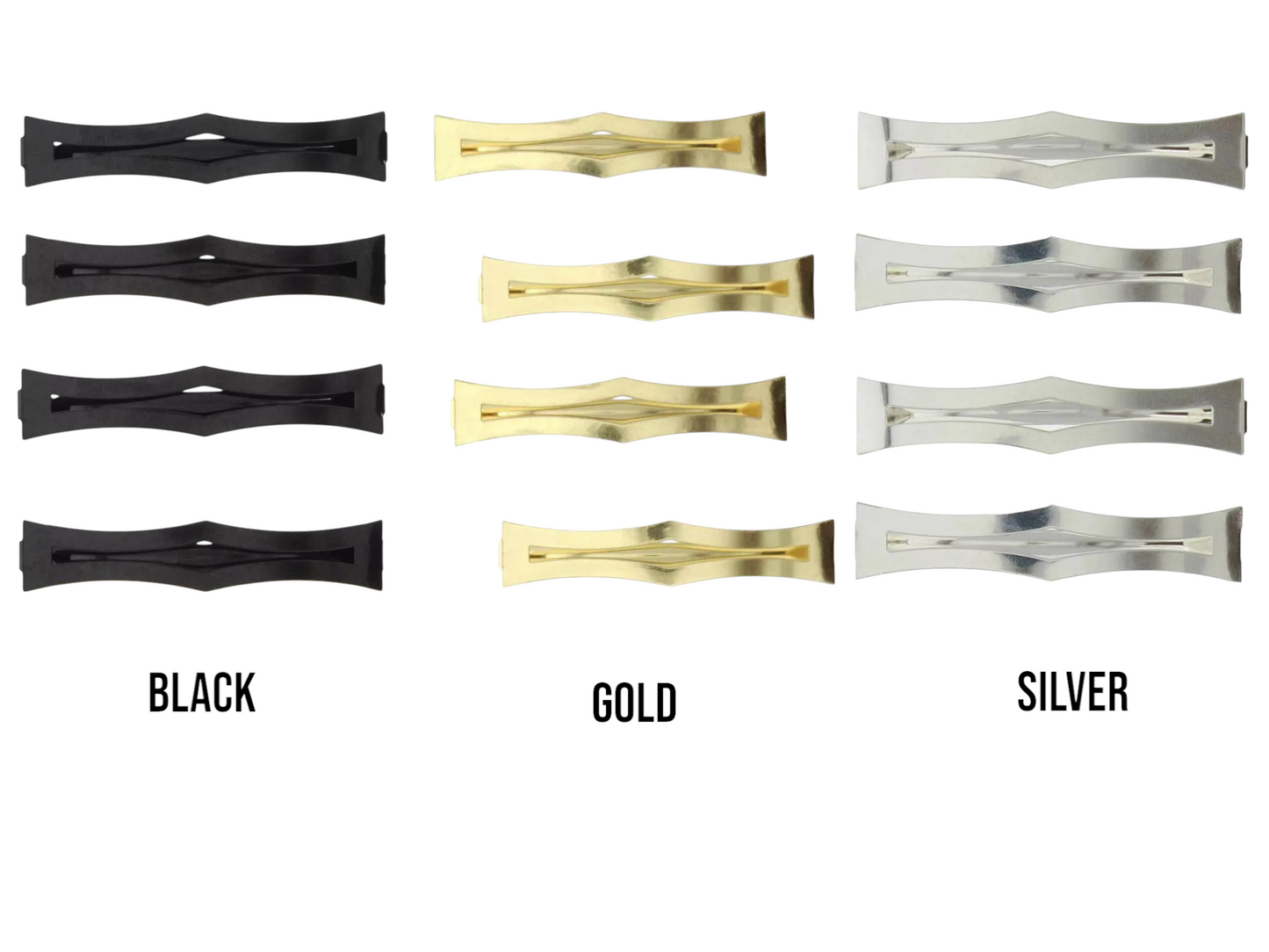 4 pcs Sward shaped barrette Hair clip