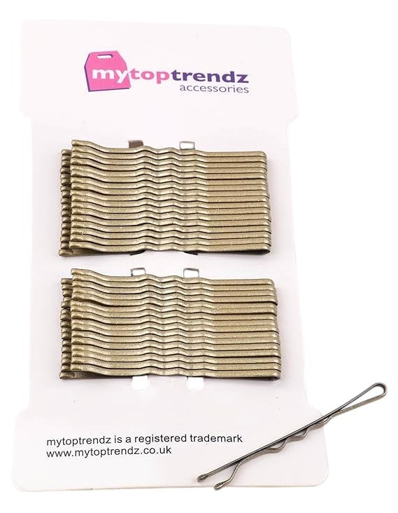 Pack of 32 Kirby bobby hair grip 5CM