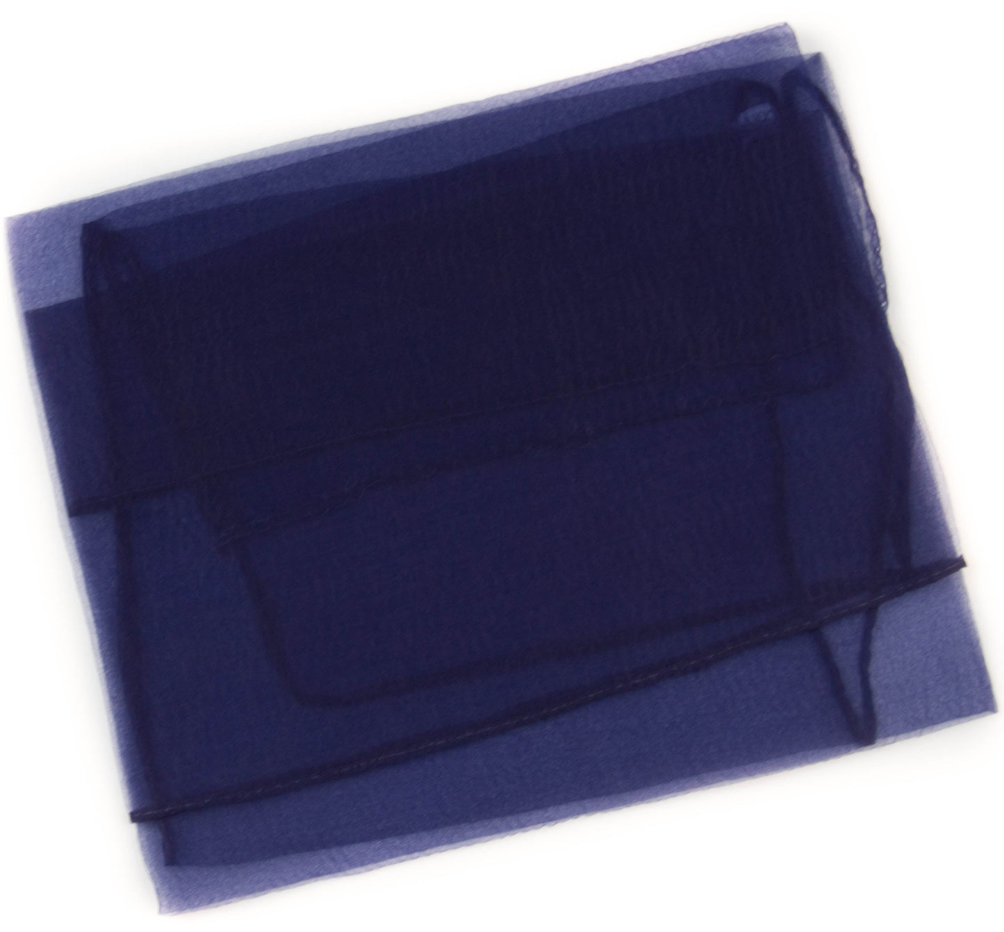Square chiffon plain scarf