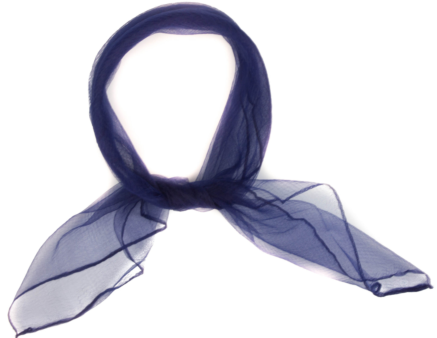Square chiffon plain scarf