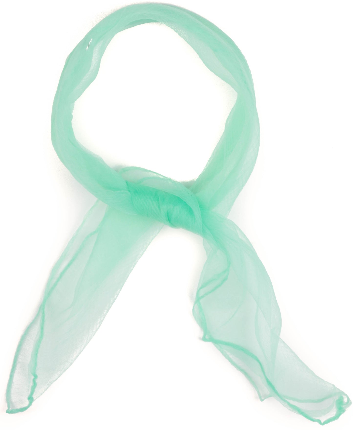 Square chiffon plain scarf