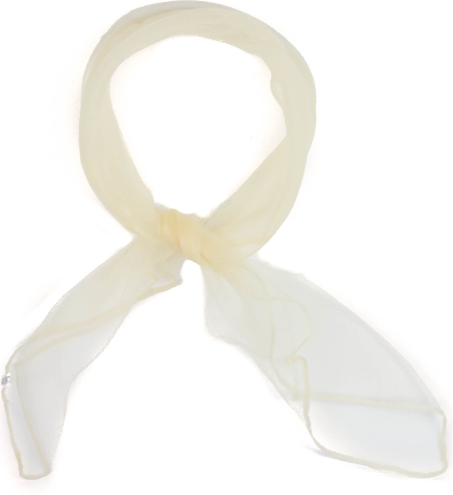 Square chiffon plain scarf