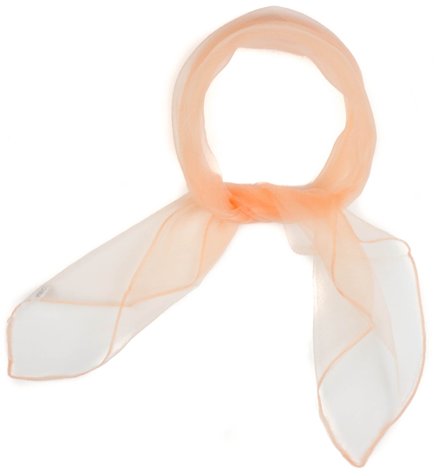 Square chiffon plain scarf