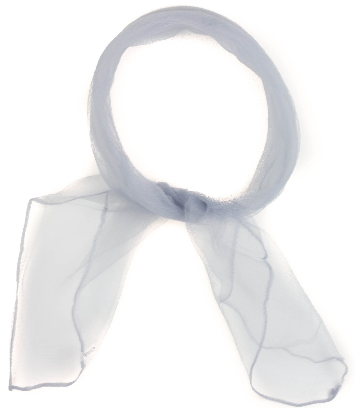 Square chiffon plain scarf