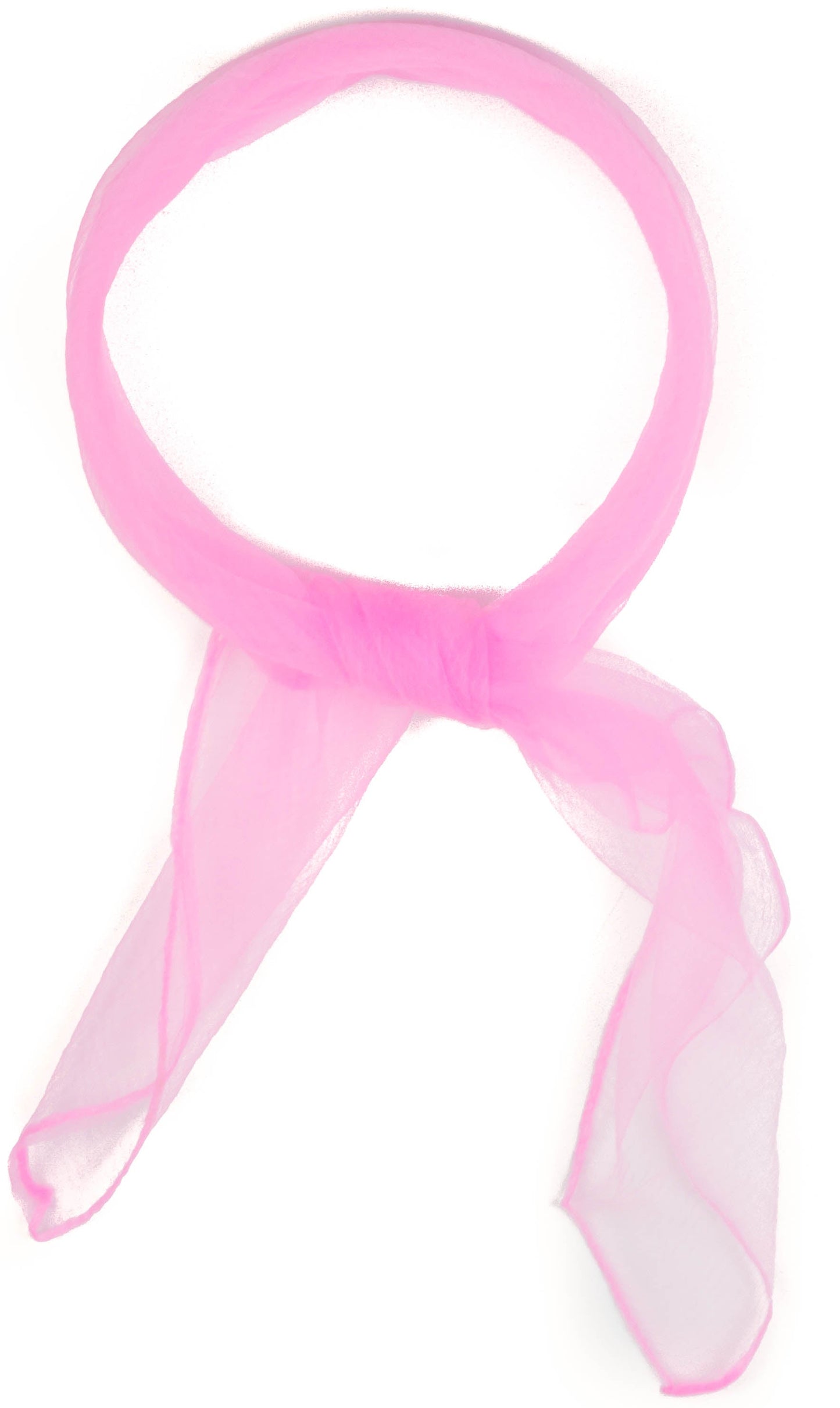 Square chiffon plain scarf