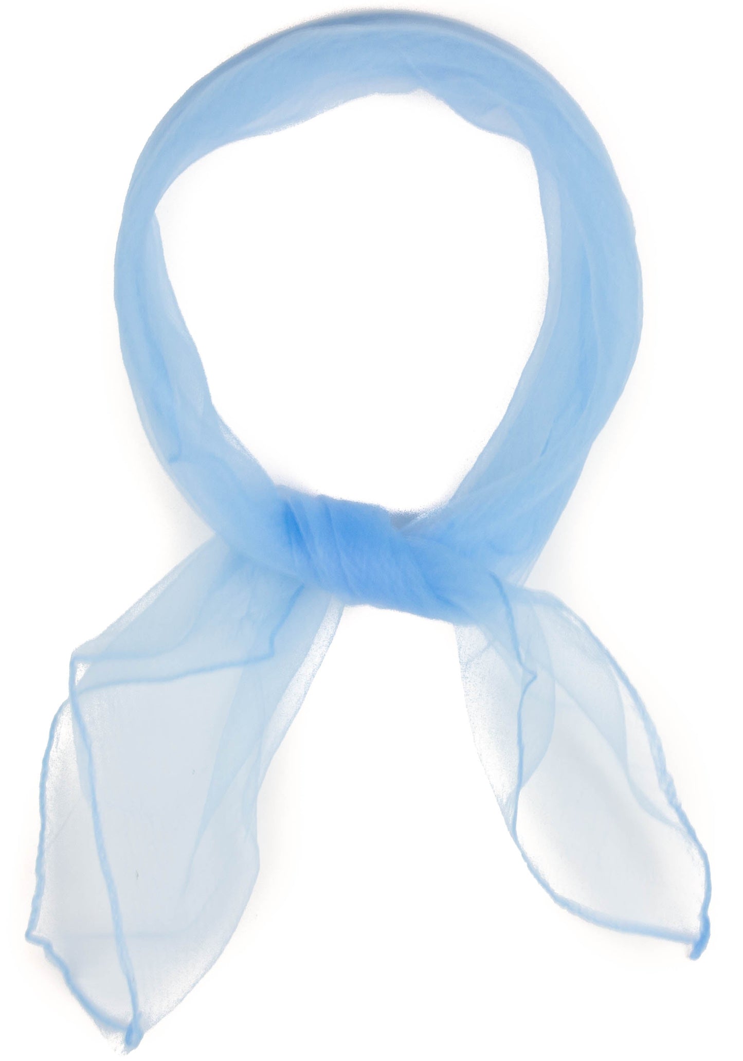 Square chiffon plain scarf