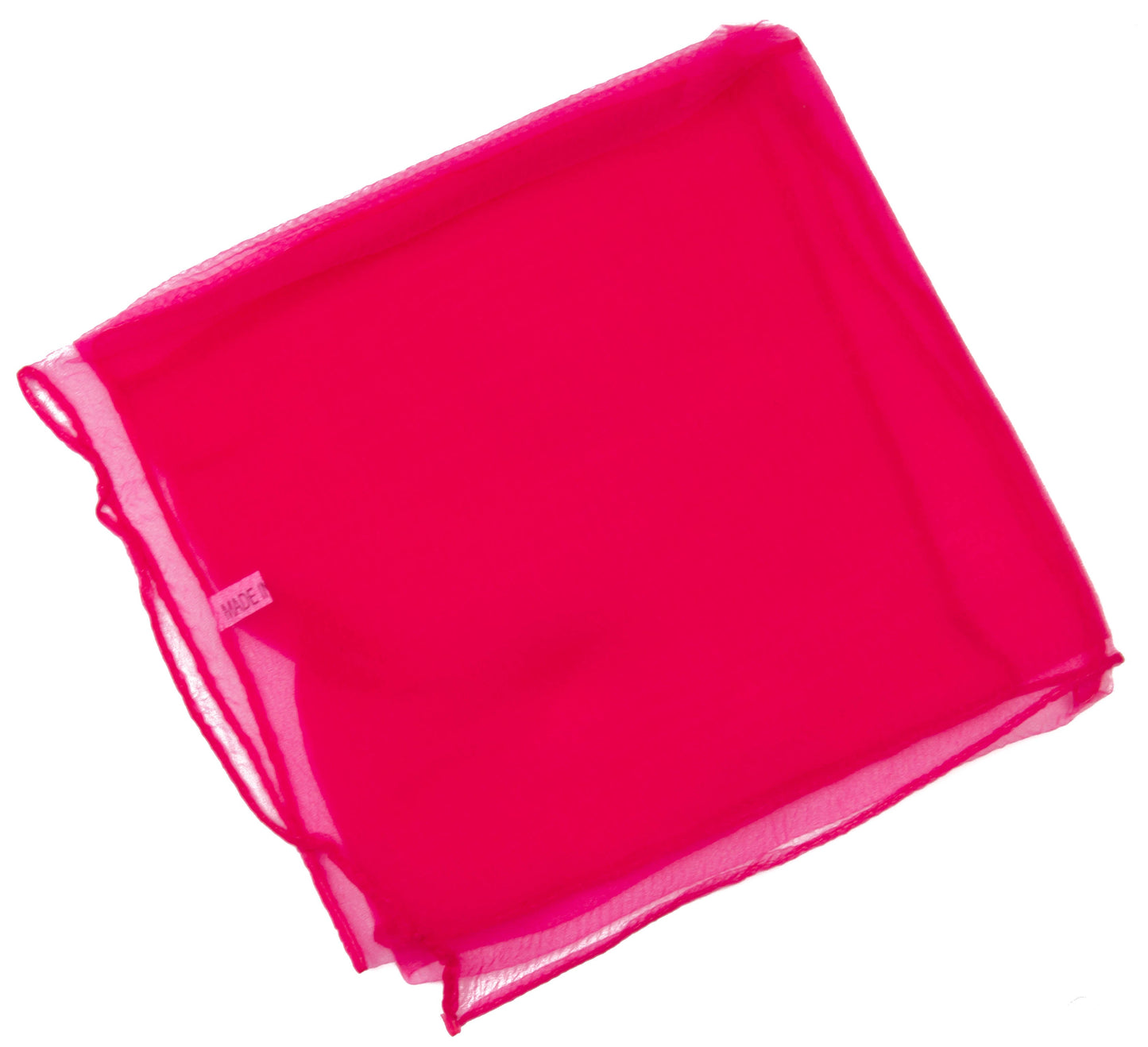 Square chiffon plain scarf
