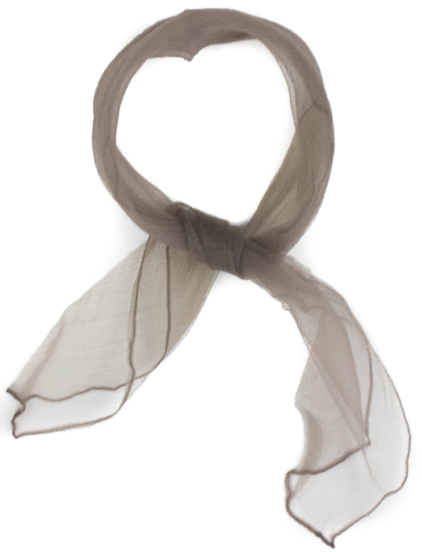 Square chiffon plain scarf