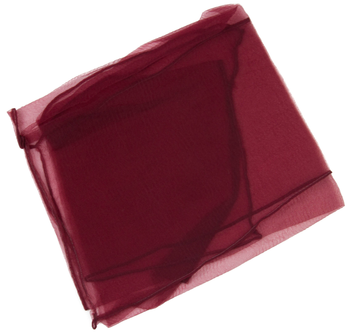 Square chiffon plain scarf