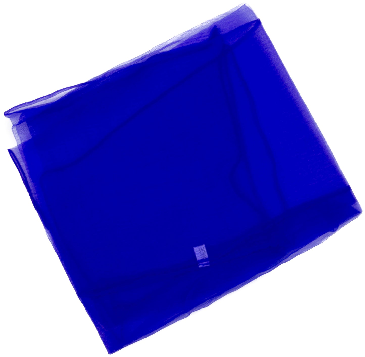 Square chiffon plain scarf