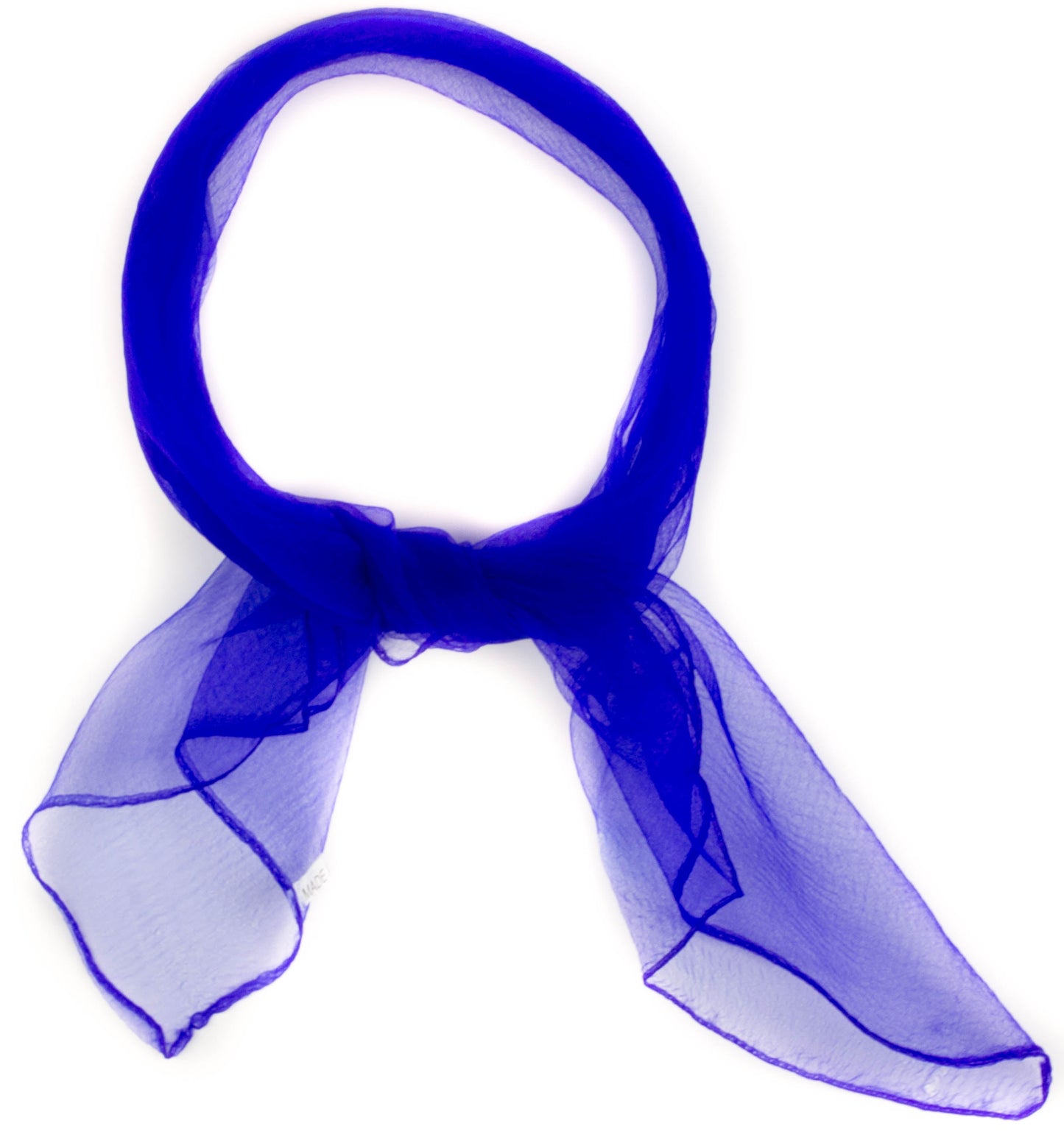 Square chiffon plain scarf