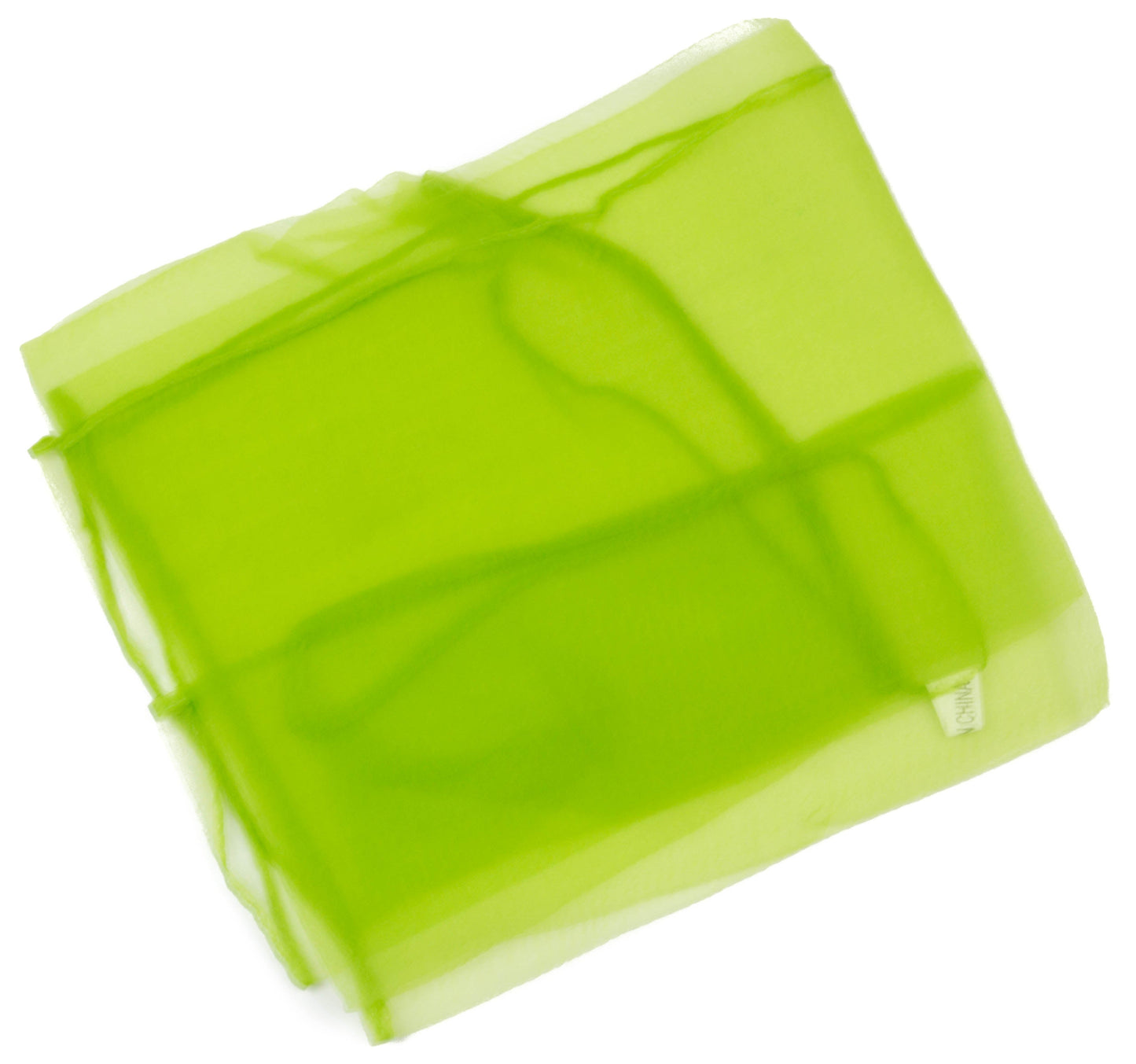 Square chiffon plain scarf