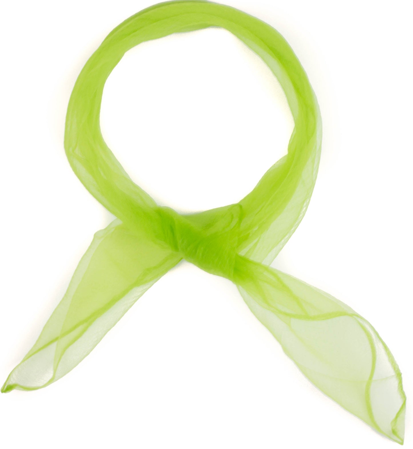 Square chiffon plain scarf