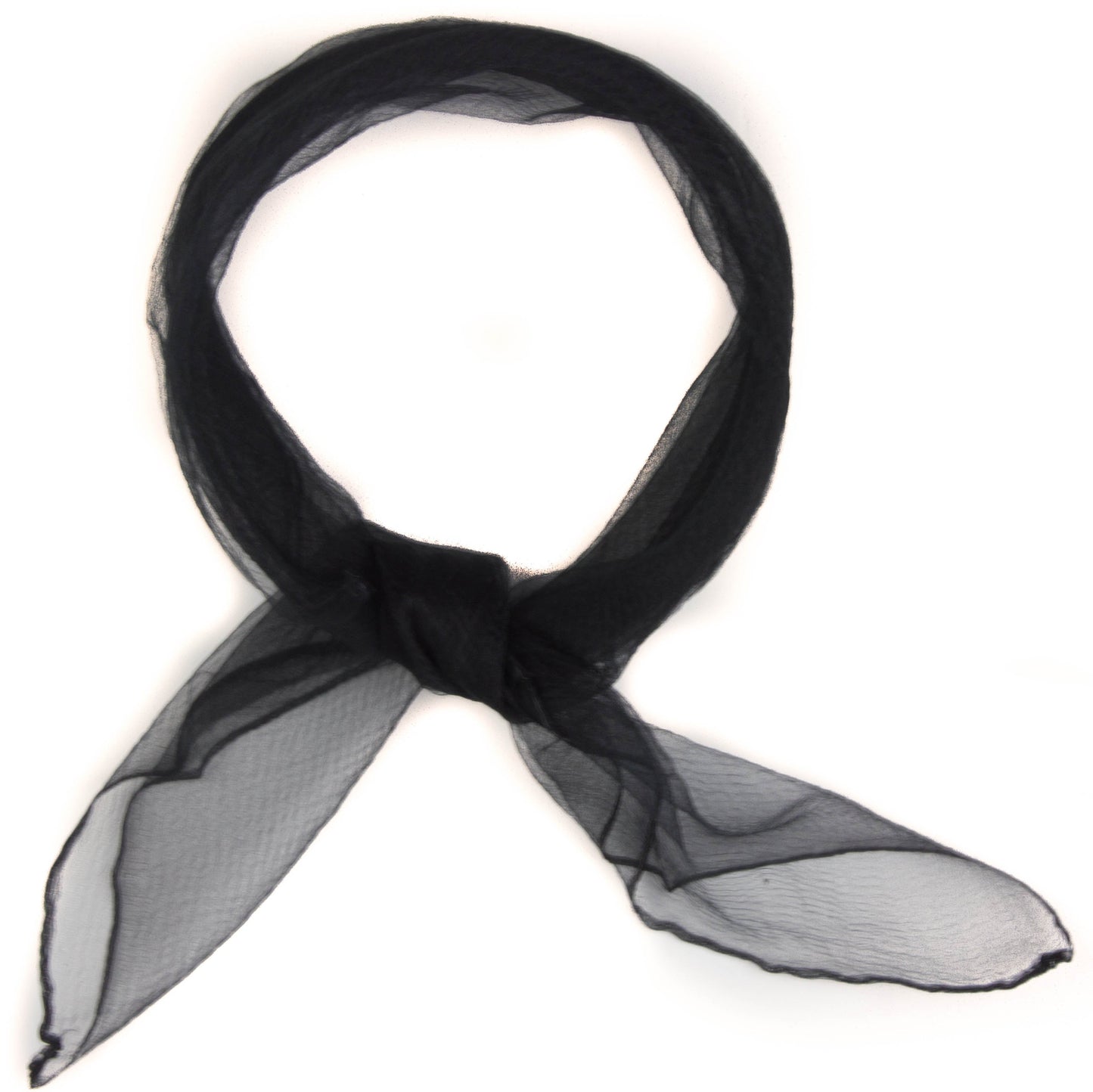Square chiffon plain scarf