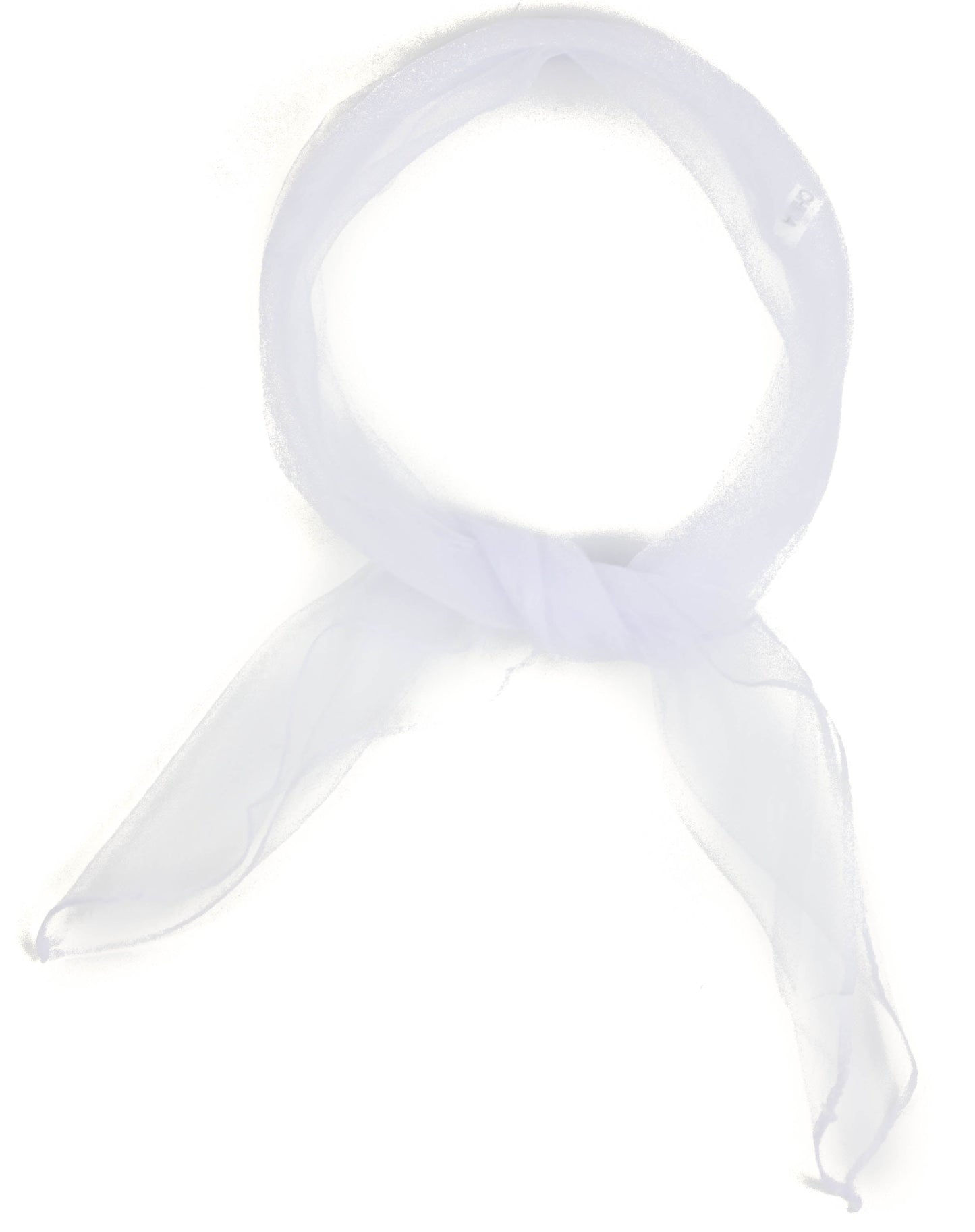 Square chiffon plain scarf