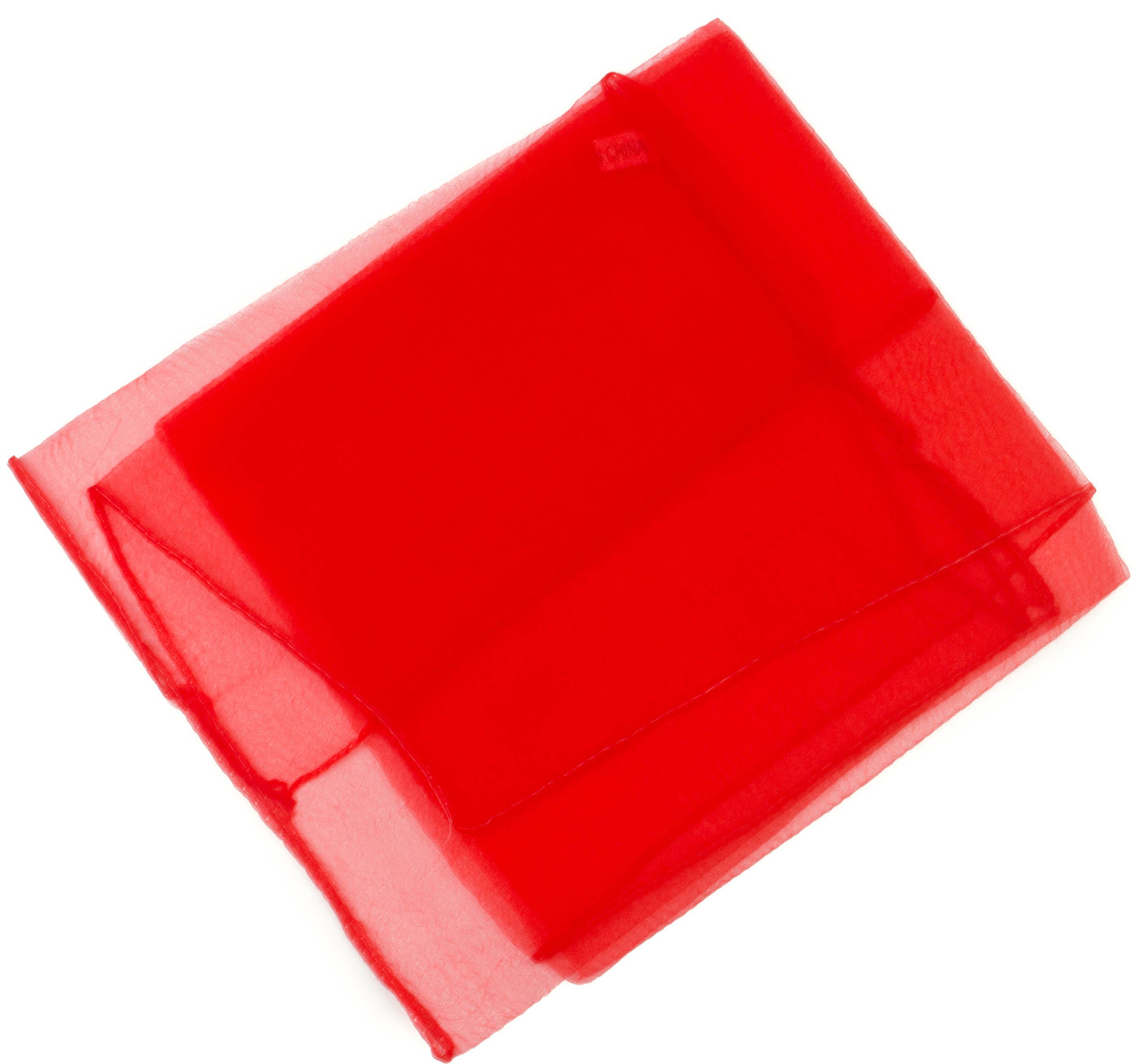 Square chiffon plain scarf