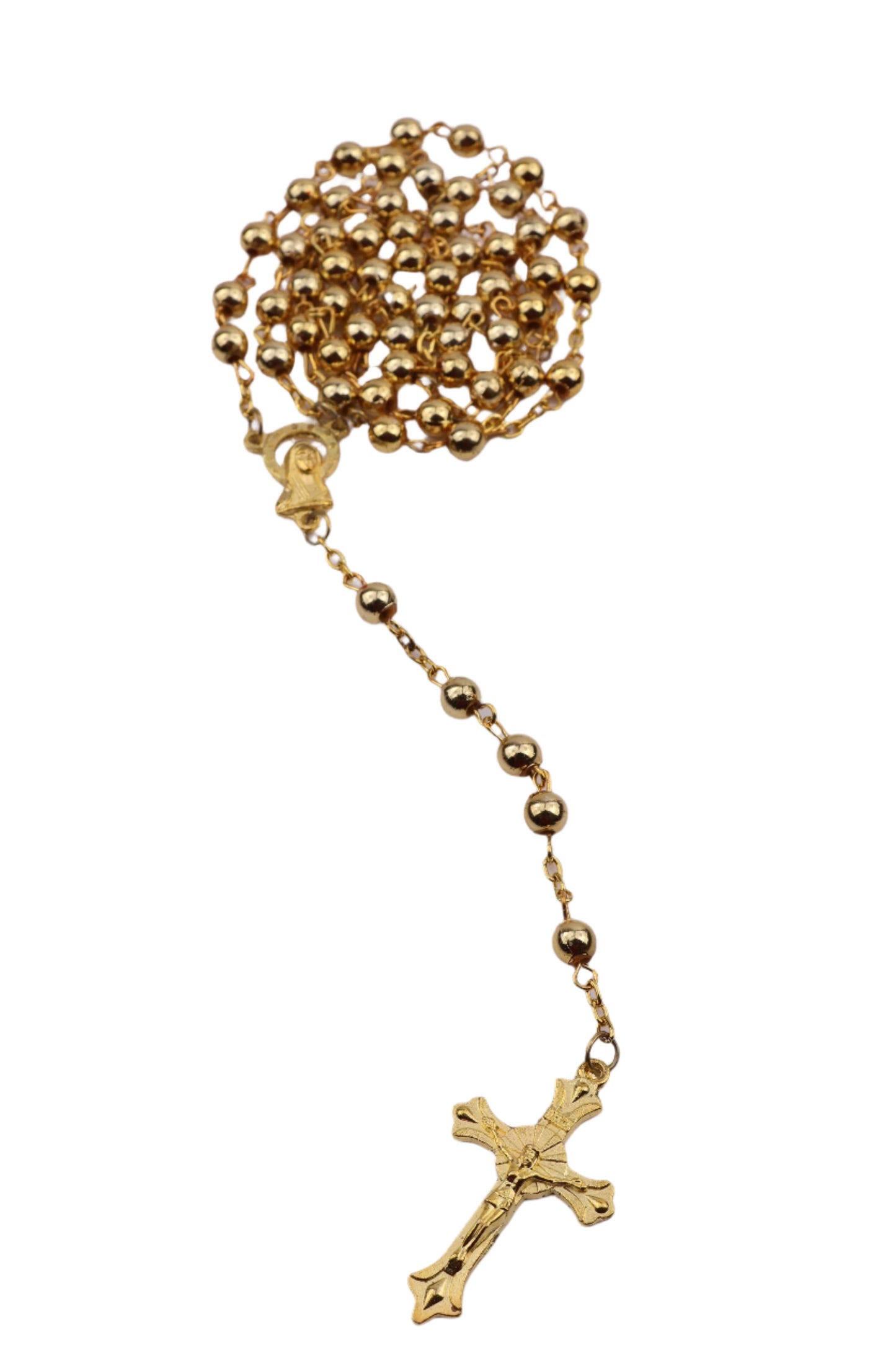 unisex Rosary Beads with cross pendant