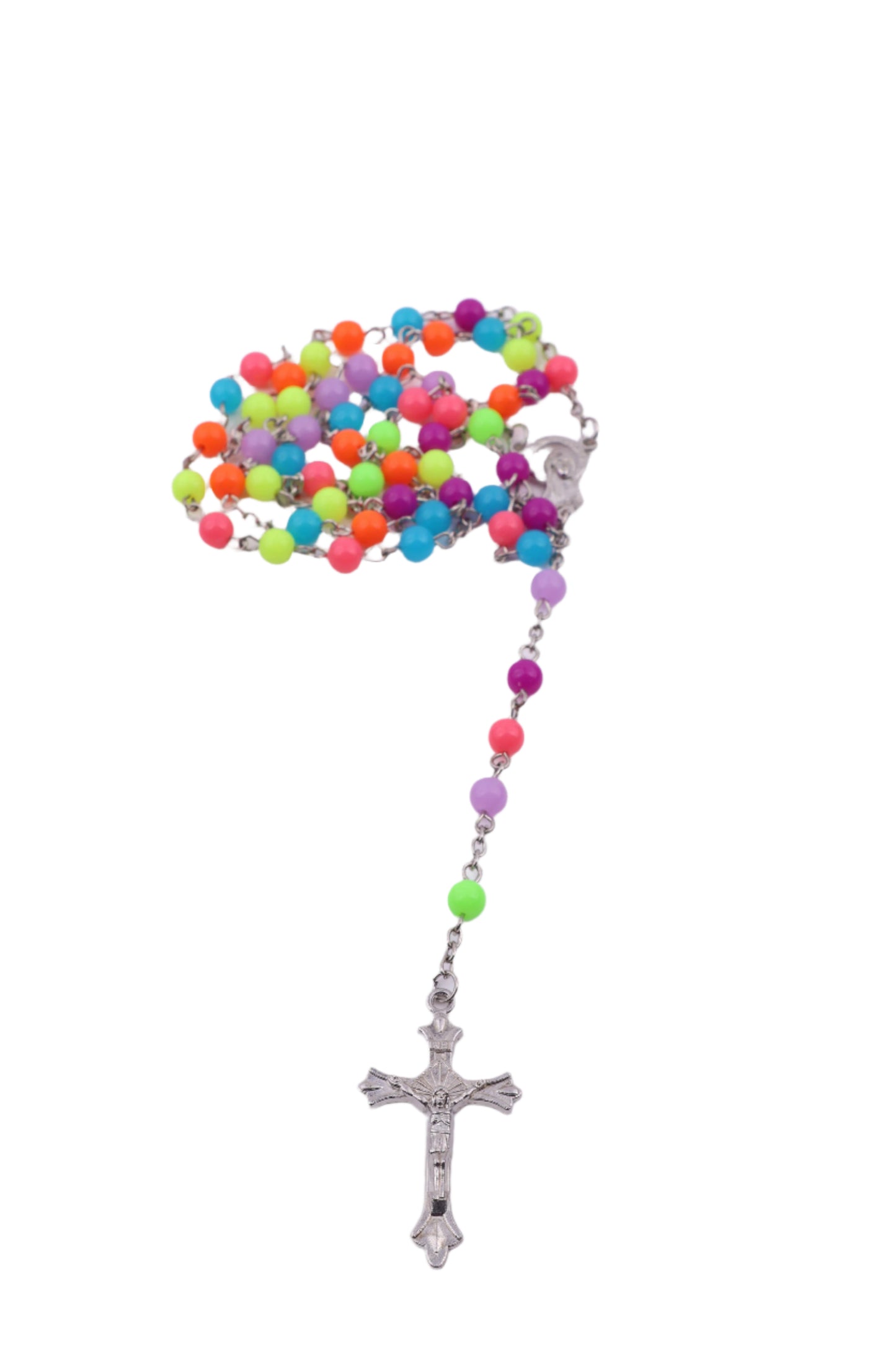 unisex Rosary Beads with cross pendant