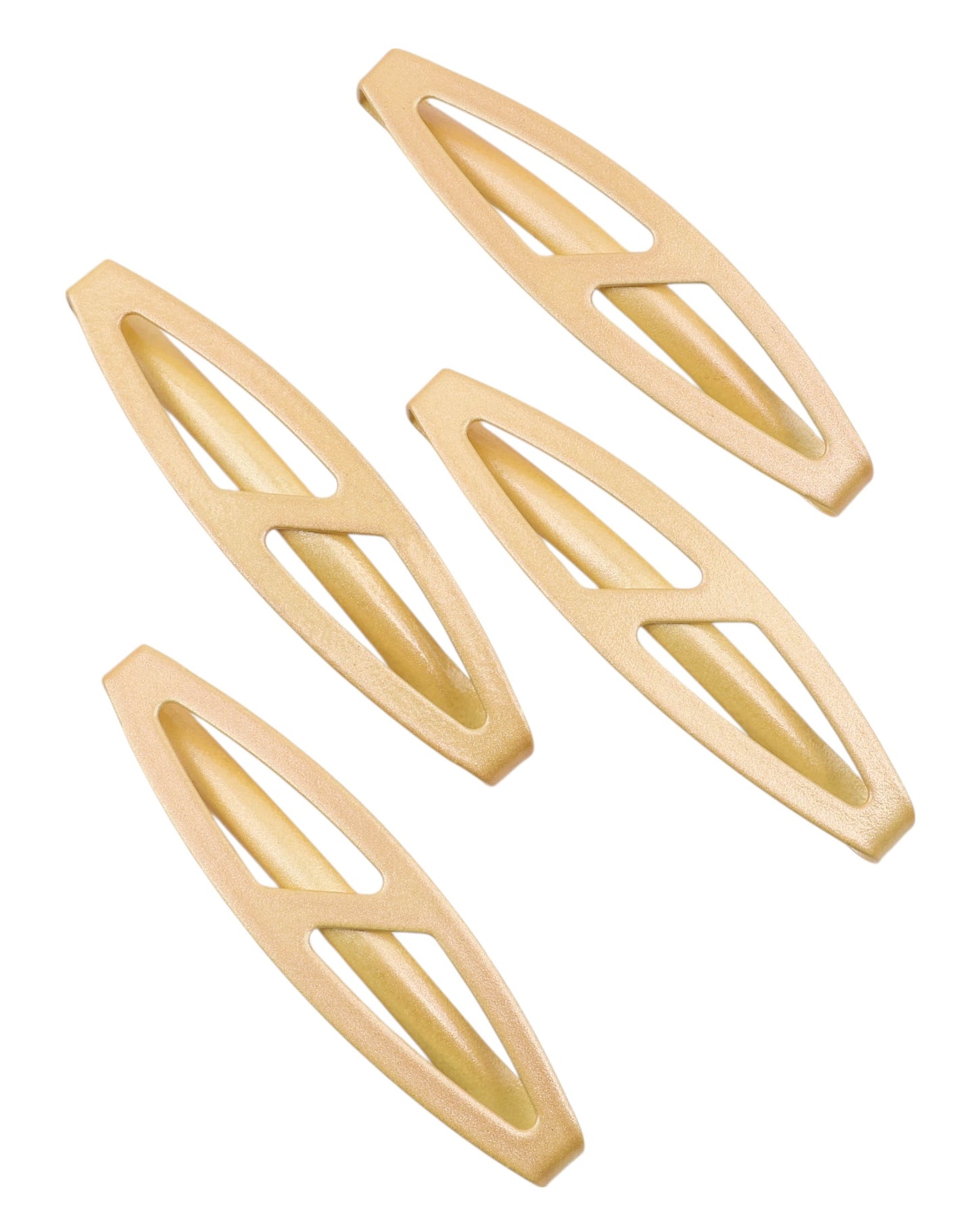 4pcs oval slash barrette Hair clip