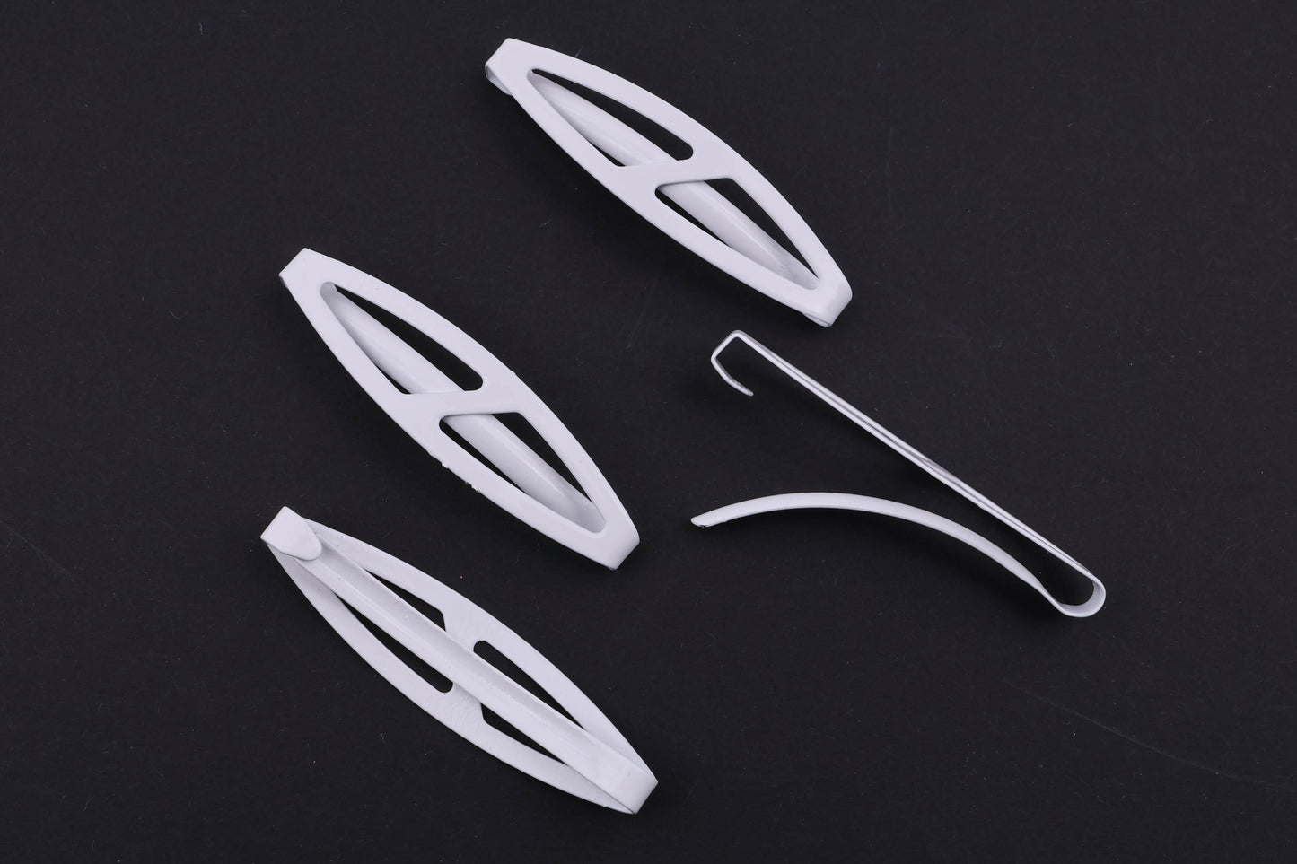 4pcs oval slash barrette Hair clip