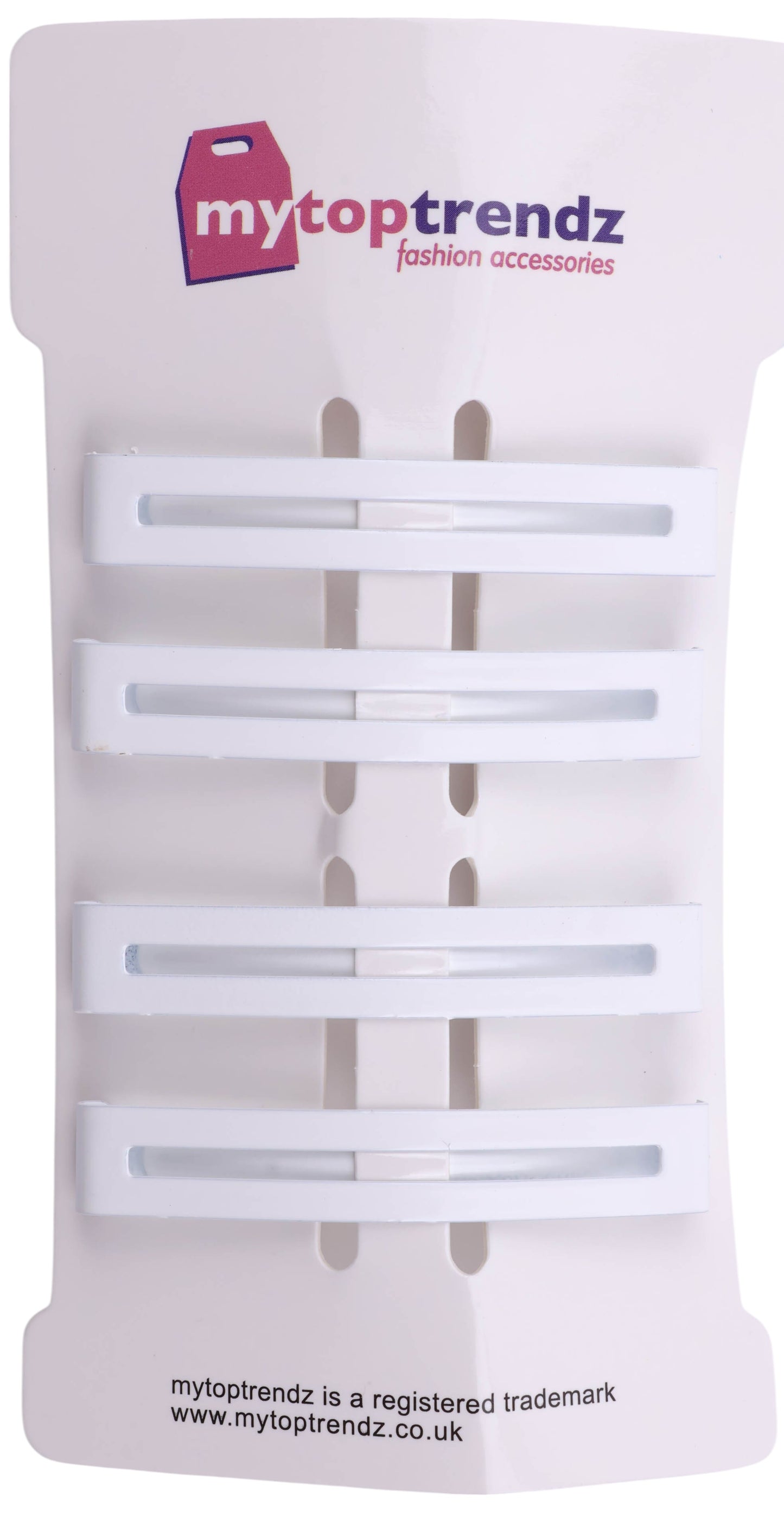 Pack of 4 slim Barrette Hair clip