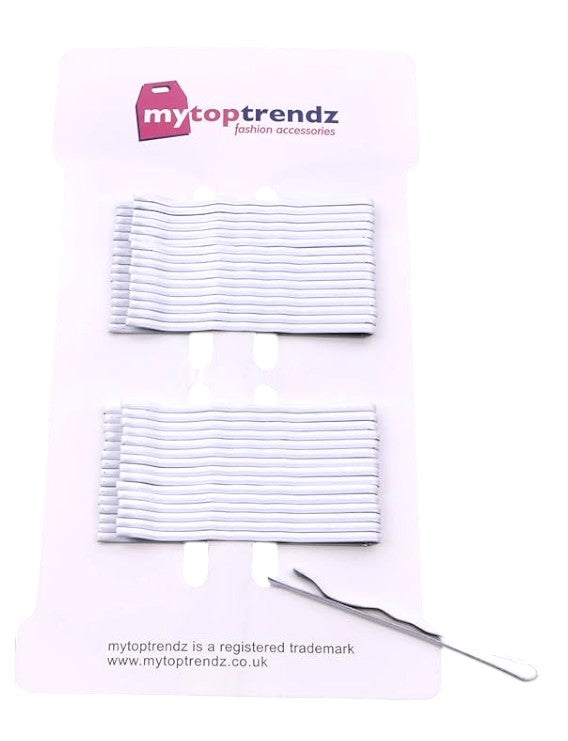 Pack of 32 Kirby bobby hair grip 5CM