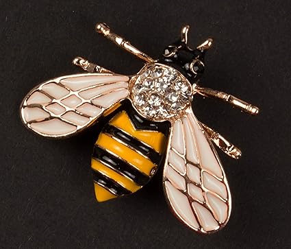 Flying Honey bee Brooch and lapel pins
