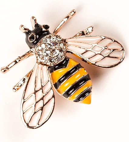 Flying Honey bee Brooch and lapel pins