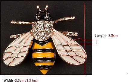 Flying Honey bee Brooch and lapel pins