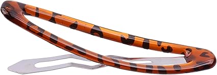 Set of 4 Girls/Women's Hair Snap Grips - Non-Slip, Contour Design Hair Accessories