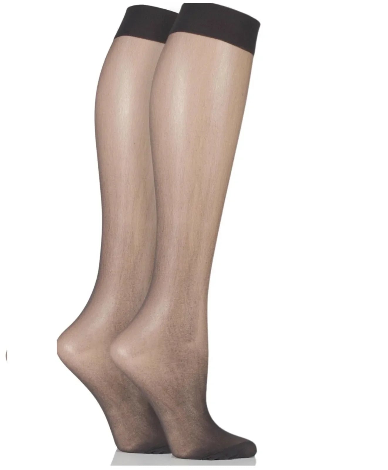 4 pairs- Women's knee highs 15 denier sheer socks