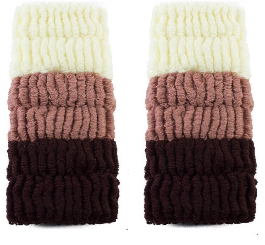 Large Thick Terry Hair Bobbles – Soft Towelling Ponytail Scrunchies & Stretchy Hair Ties for Women & Girls