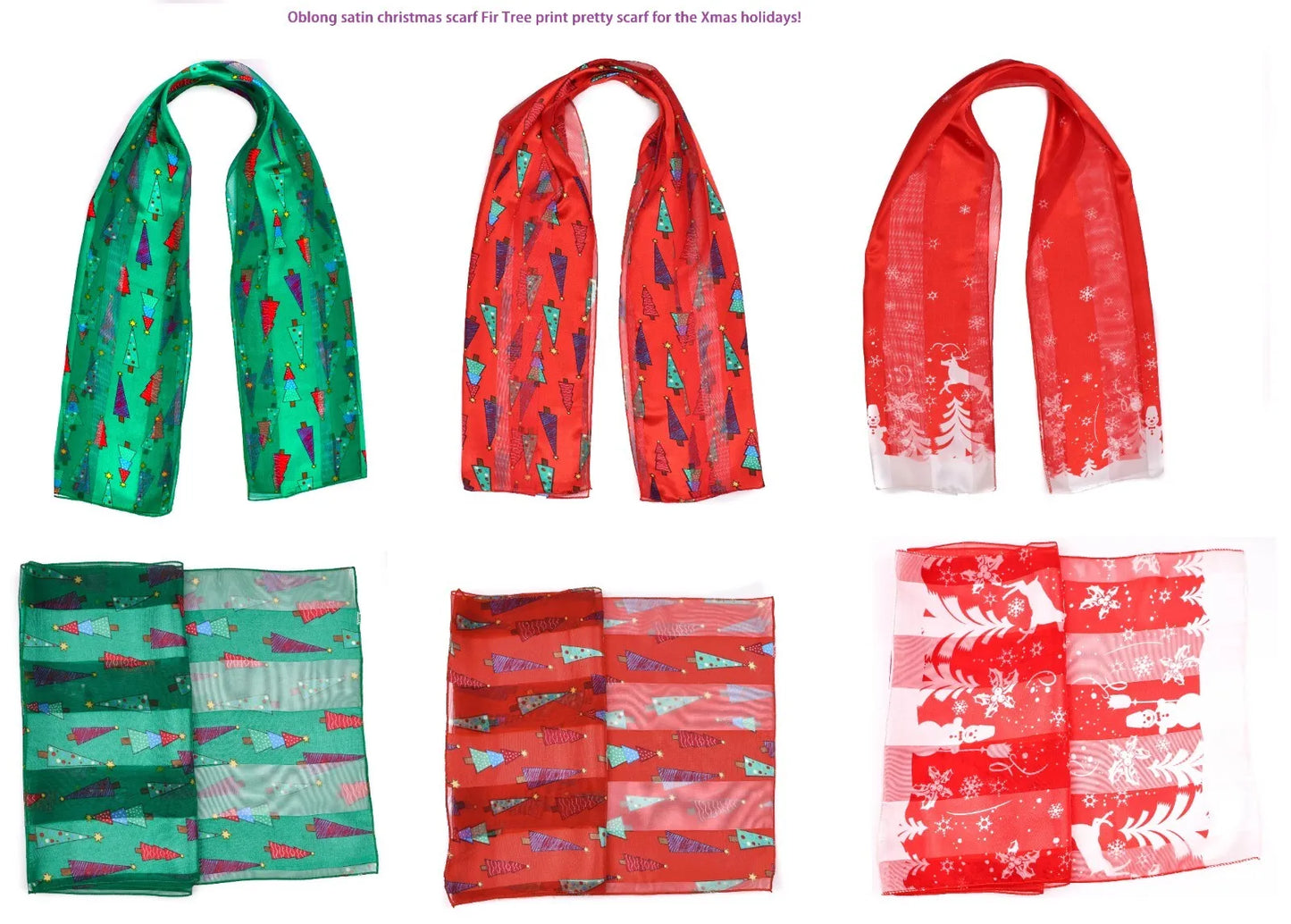 CHRISTMAS FESTIVE & NOVELTY SCARF