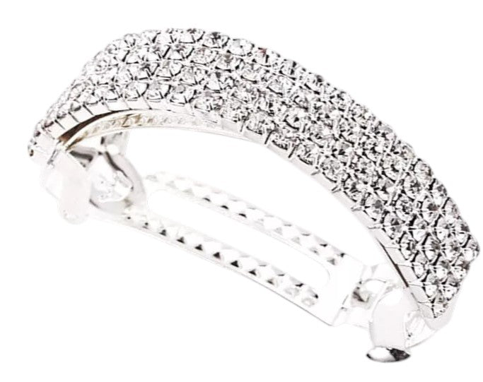 Diamante Semi circle ponytail holder
