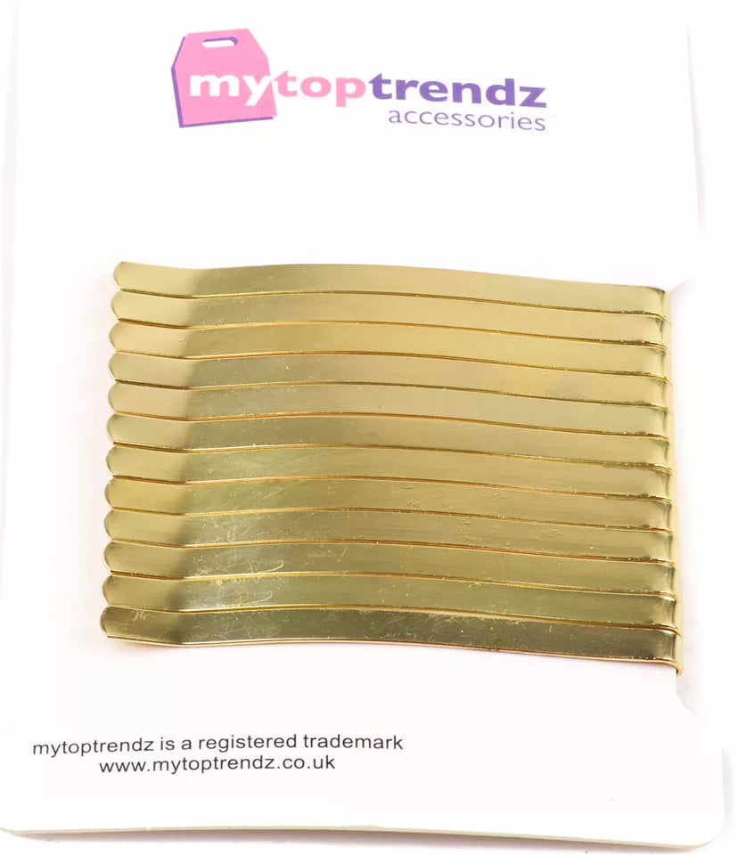 Pack of 12 jumbo curved boddy pins-6cm